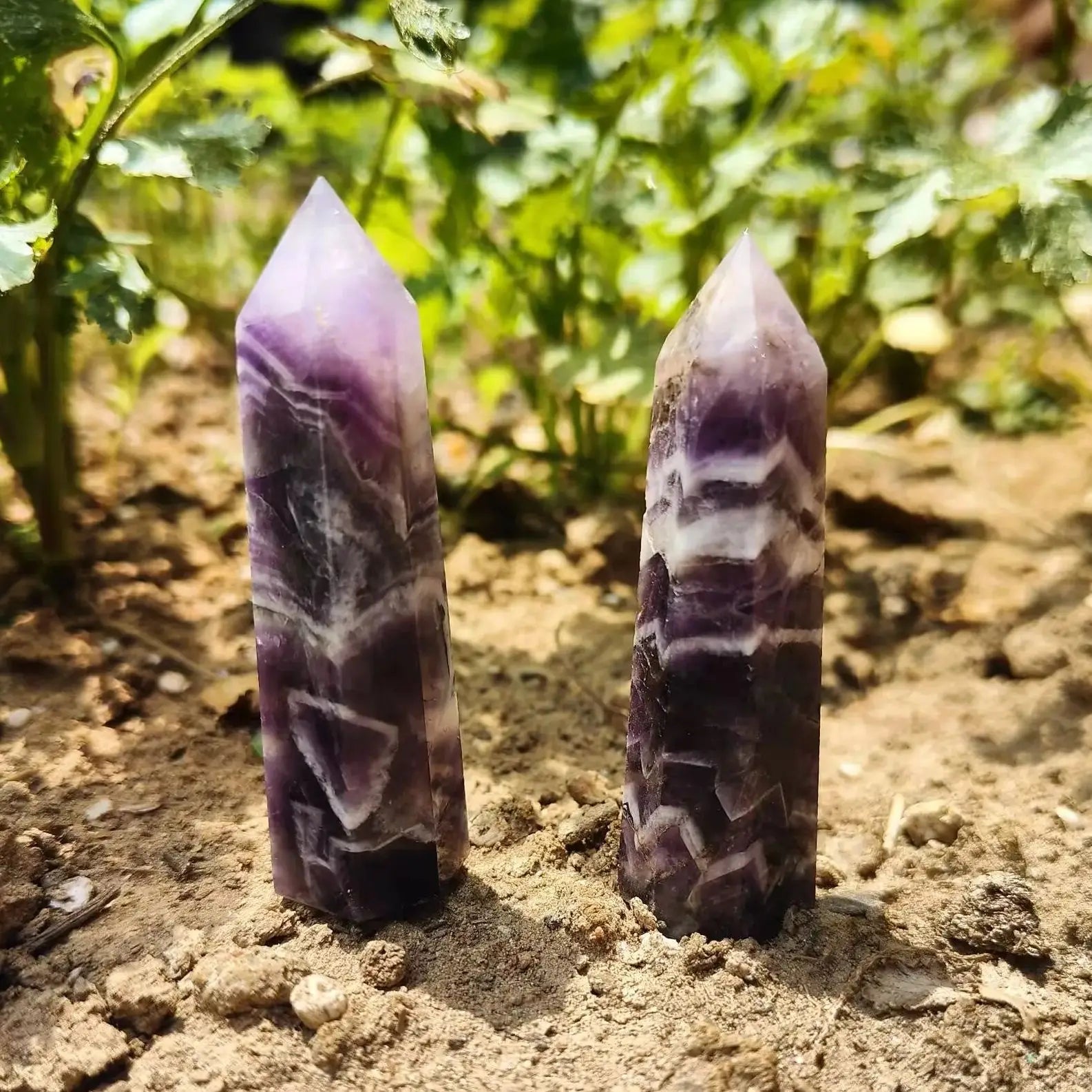 Natural Dream Amethyst Quartz Tower Wand High Quality Healing Crystal Crystal Points For FengShui Decoration Crystal Ener Tower