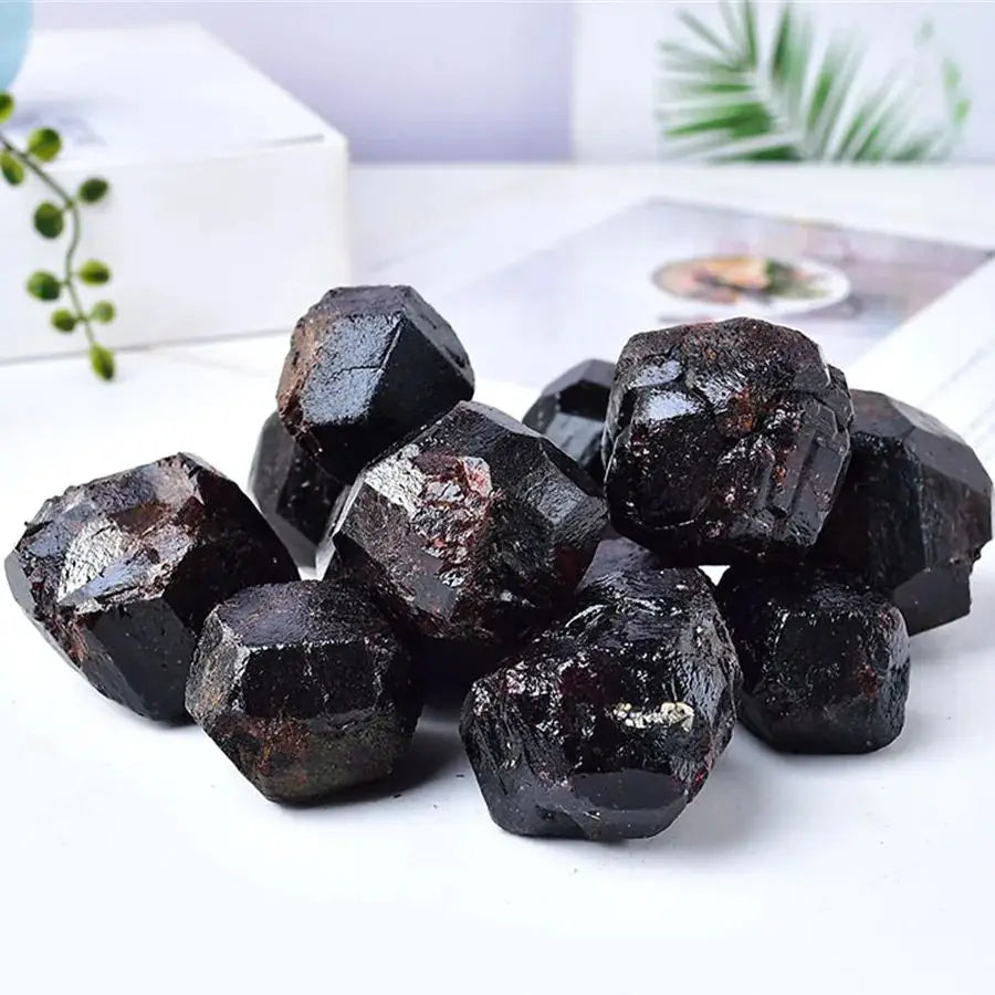 Natural Red Garnet Crystal Original Gemstone Lot Mineral Rough Raw Stones Specimen Healing Minerals Spiritual Gift