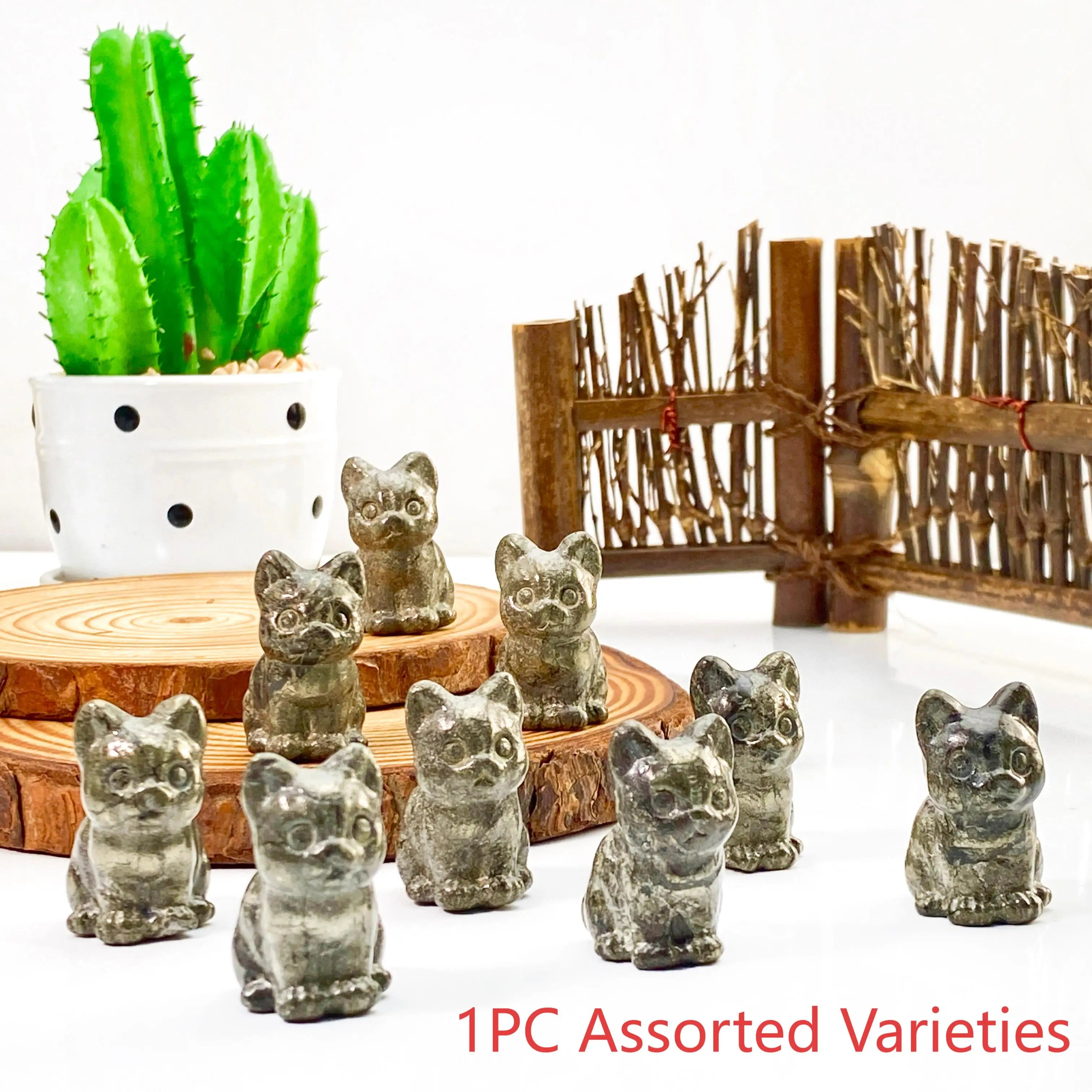 1PC High Quality Natural Copper Ore Cat,Birthday Gift,Men Gift,Scene Decoration,Crystal Ornaments,Table Decoration.