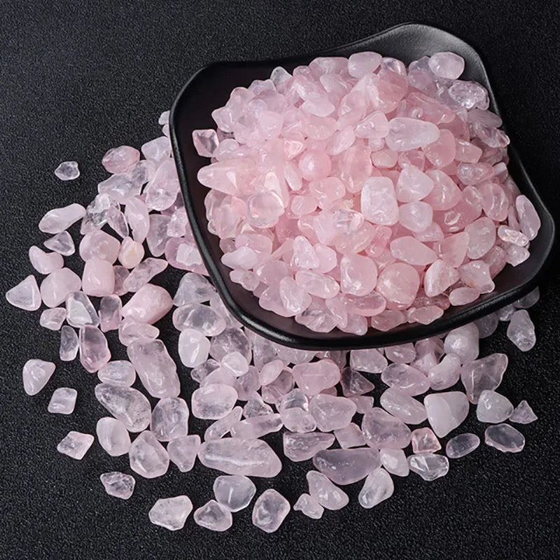 1/2 Ounce Natural Crystal Mixed Beads Irregular Shaped Tumbled Chips Crushed Stone Turquoise Chip Beads Gemstone Chips No Hole