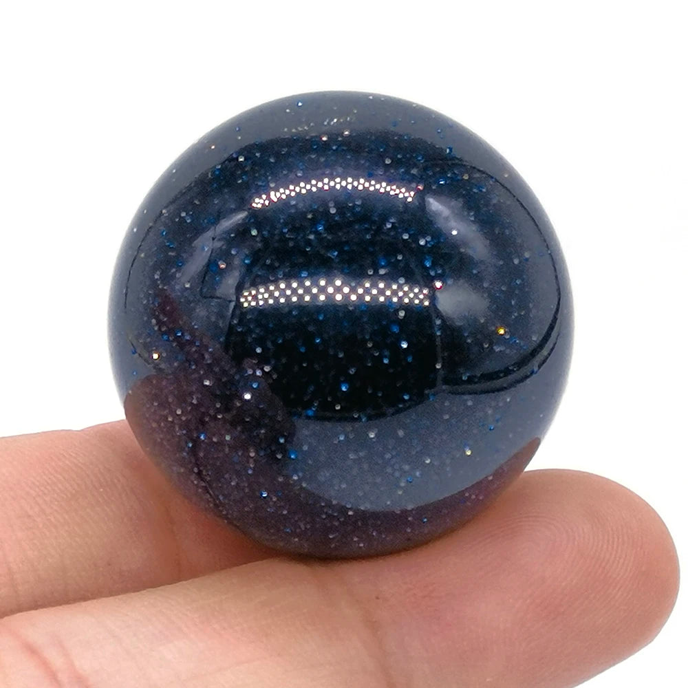 30mm Natural Crystal Ball Polished Globe Amethyst Lazuli Quartz Reiki feng shui Sphere Massaging Balls Collectibles Home Decor