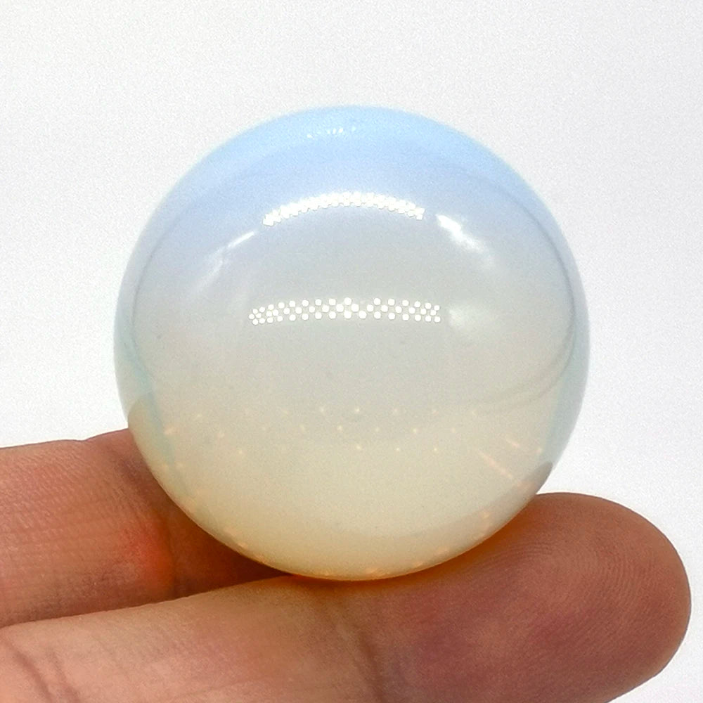 30mm Natural Crystal Ball Polished Globe Amethyst Lazuli Quartz Reiki feng shui Sphere Massaging Balls Collectibles Home Decor