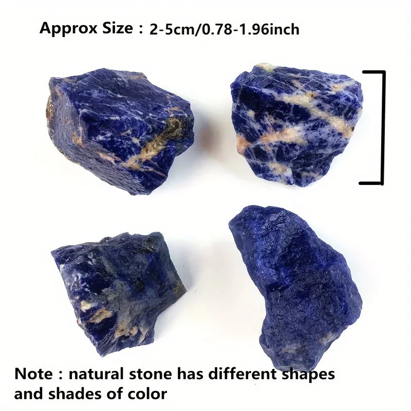 Raw Sodalite,Natural Blue Sodalite Crystal,Rough Sodalite Chakra Stone ,Rough Sodalite Chunk, Throat Chakra