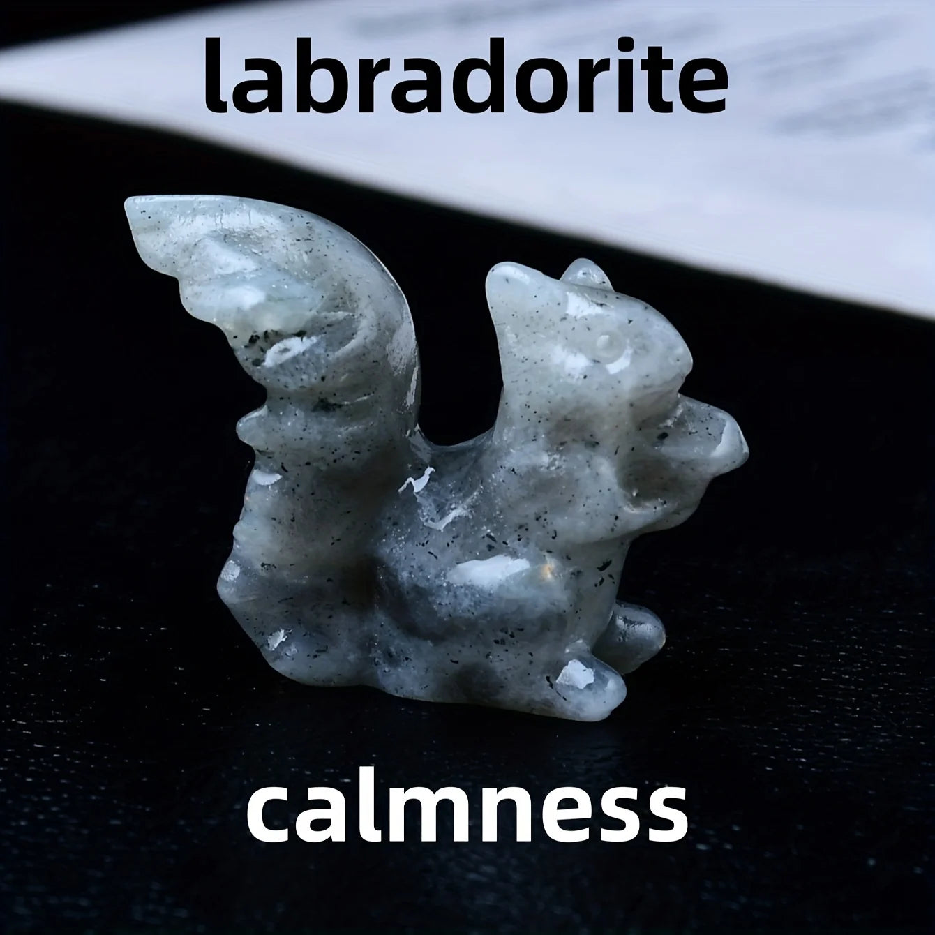 Artificial Crystal Carved Squirrel, Perfect Crystal Gift, Made Of Bare Stone Jewelry, Unique Home Decoration Meditation Stone