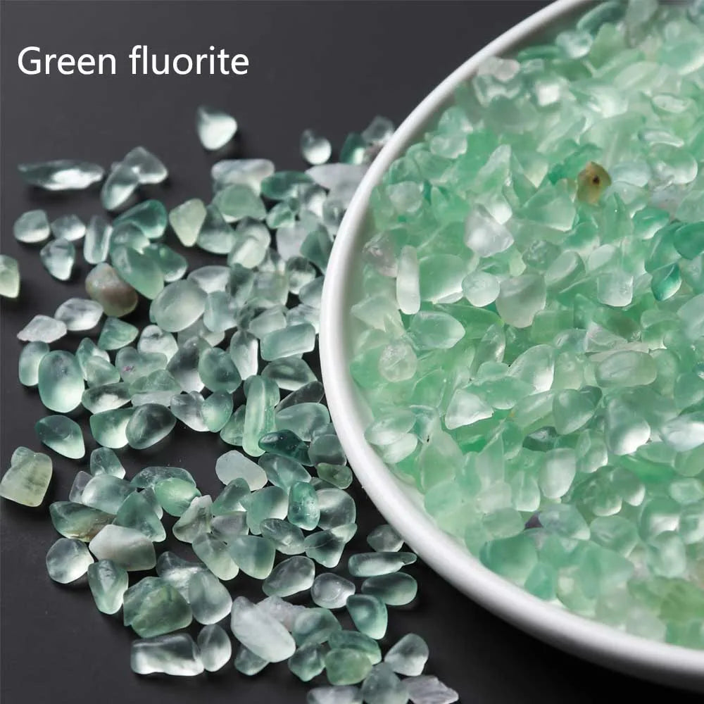 50g/Bag Natural Irregular Crystal Rose Quartz Rock Tumbled Crushed Stone Healing Reiki Gravel Garden And Aquarium Decoration