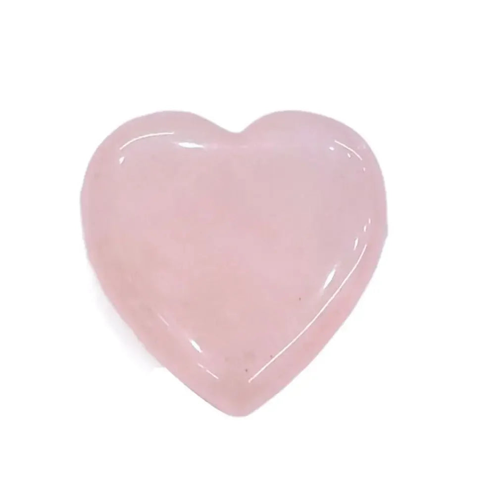Natural Rose Quartz Crystal Love Heart Home Decoration Chakra Healing Reiki Gemstone Agate Mineral Specimen Pecimen Gift