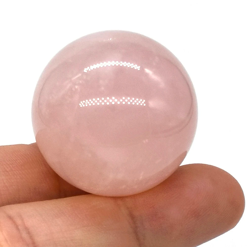 30mm Natural Crystal Ball Polished Globe Amethyst Lazuli Quartz Reiki feng shui Sphere Massaging Balls Collectibles Home Decor