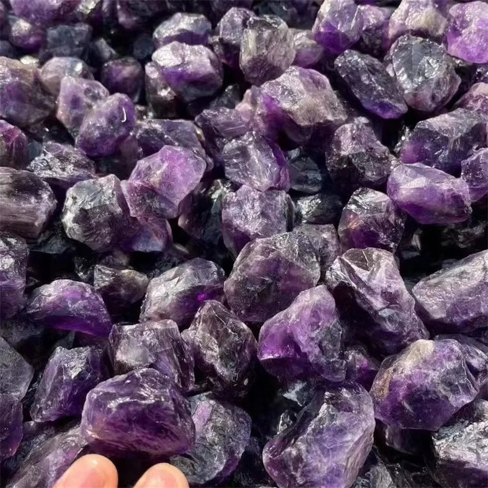 Natural Amethyst Raw Energy  Gemstone Healing Crystal Mineral Quartz Reiki Chakra style crystal gemstone Aromatherapy Stone