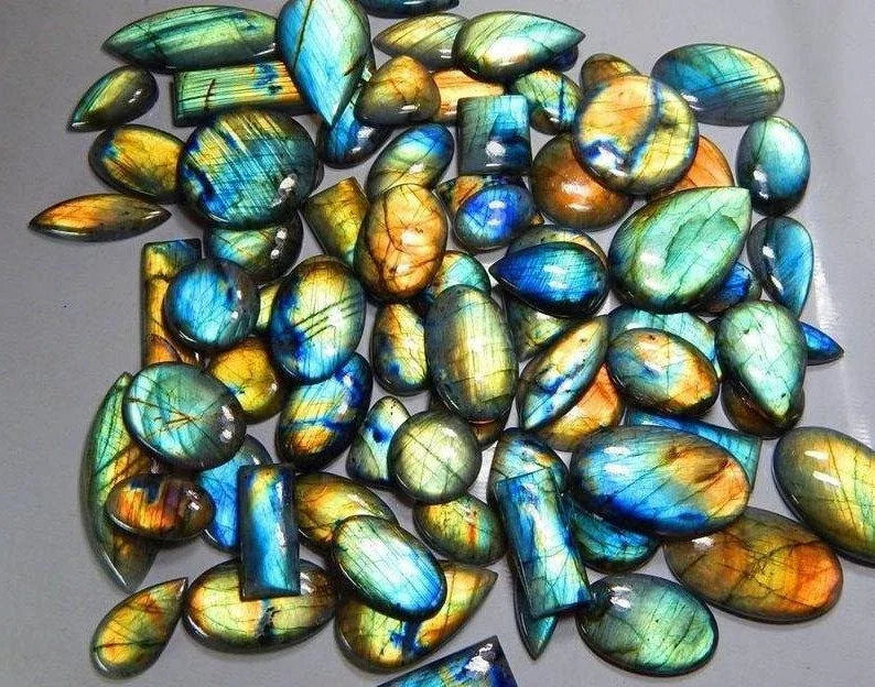 1pc Blue Labradorite freeform Crystal, Irregular Tumbled Stone for DIY Jewelry Making and Home Decor, Blue Flash Moonstone