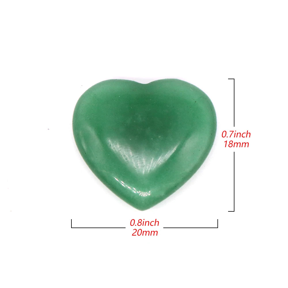 20mm Heart Shape love Natural Crystal Amethyst Rose Quartz Mineral Healing Gemstone Chakra Stone Home Decoration Valentine Gift