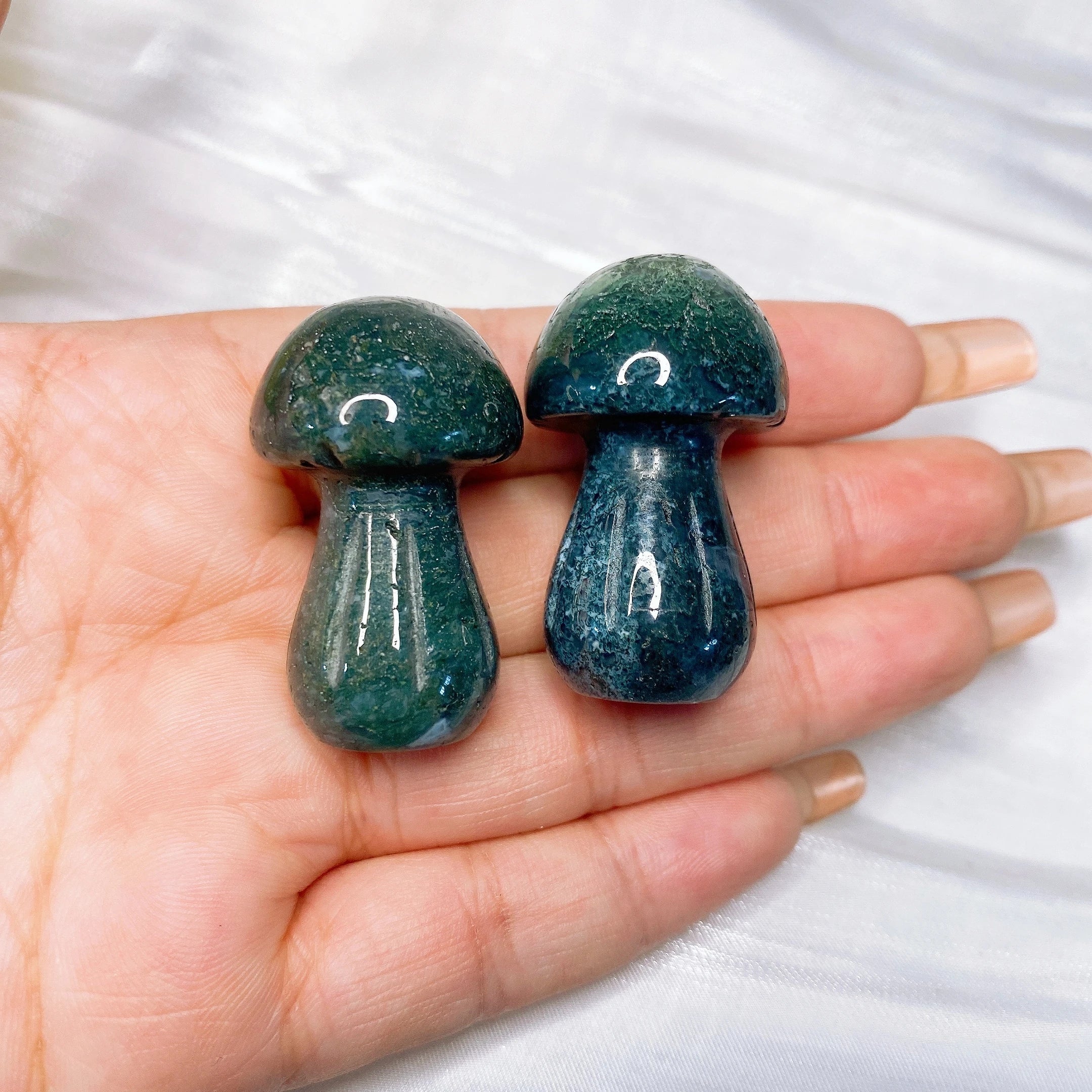 35mm Mushroom Natural Crystal Quartz Mineral Stones Amethyst Agate Clear Quartz Chakra Reiki Healing Home Graden Decoration Gift