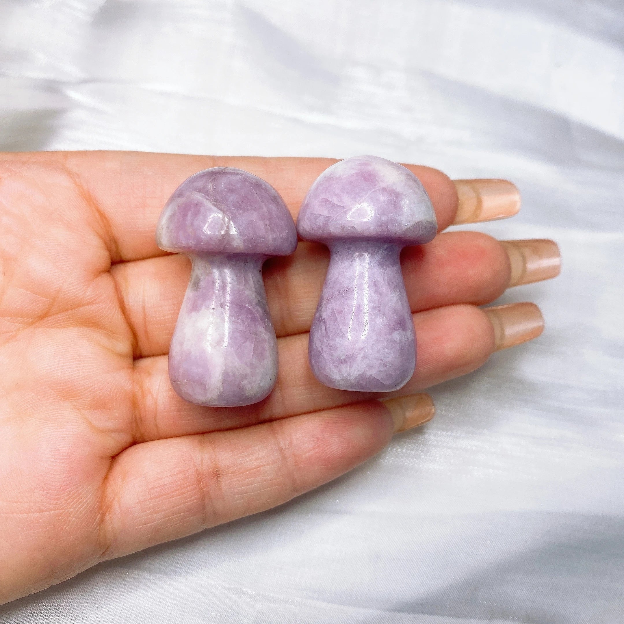35mm Mushroom Natural Crystal Quartz Mineral Stones Amethyst Agate Clear Quartz Chakra Reiki Healing Home Graden Decoration Gift