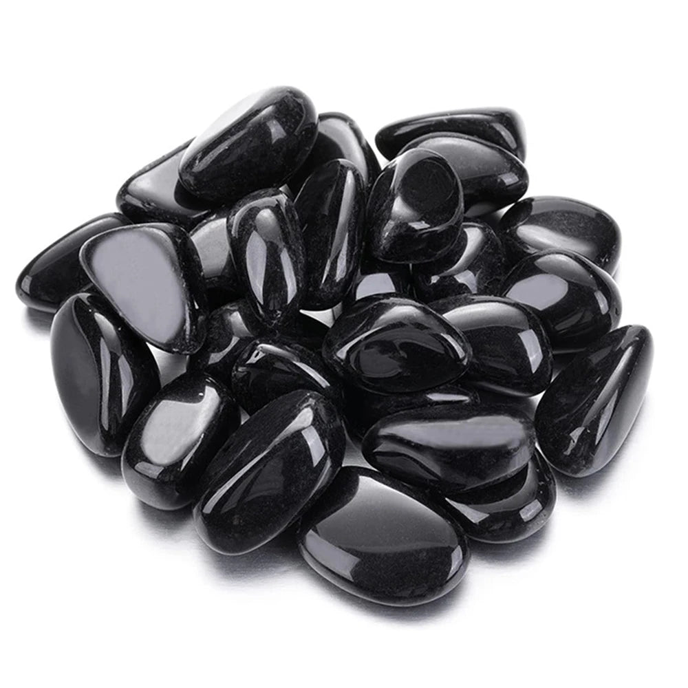 Natural Crystal Rolling Stone 2-3cm Gravel Tumbled Stone Healing Crystal Topaz Polished Rolling Stone Aquarium flowerpot Decorte