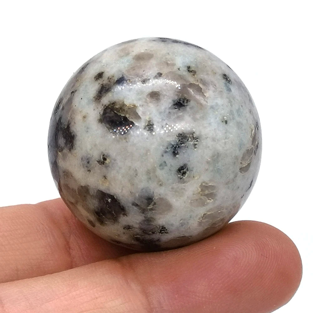 30mm Natural Crystal Ball Polished Globe Amethyst Lazuli Quartz Reiki feng shui Sphere Massaging Balls Collectibles Home Decor