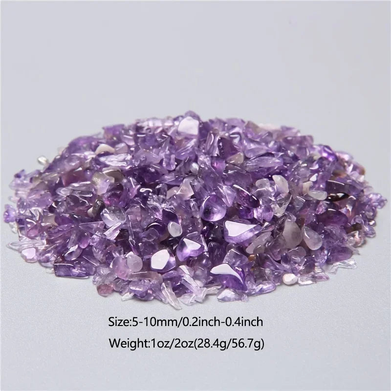 1/2 Ounce Natural Crystal Mixed Beads Irregular Shaped Tumbled Chips Crushed Stone Turquoise Chip Beads Gemstone Chips No Hole