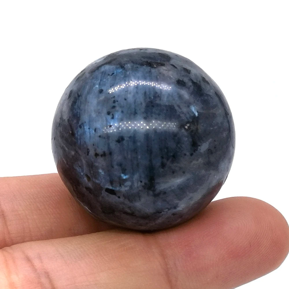 30mm Natural Crystal Ball Polished Globe Amethyst Lazuli Quartz Reiki feng shui Sphere Massaging Balls Collectibles Home Decor