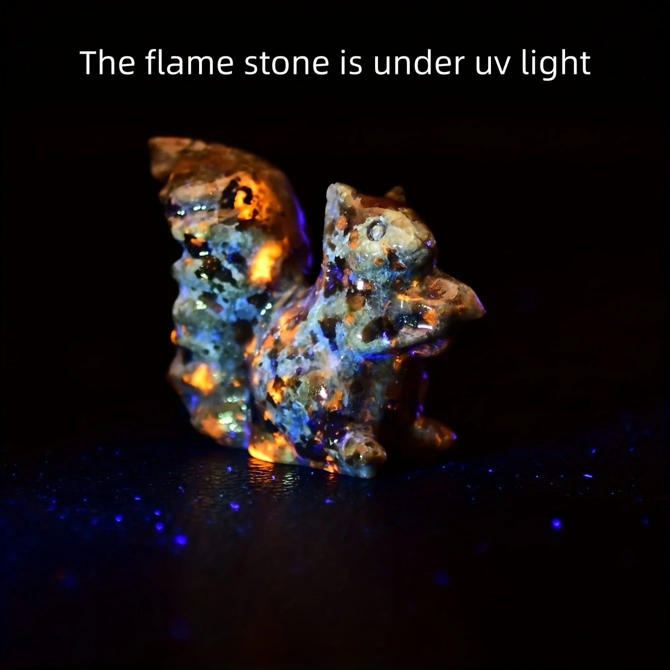 Artificial Crystal Carved Squirrel, Perfect Crystal Gift, Made Of Bare Stone Jewelry, Unique Home Decoration Meditation Stone