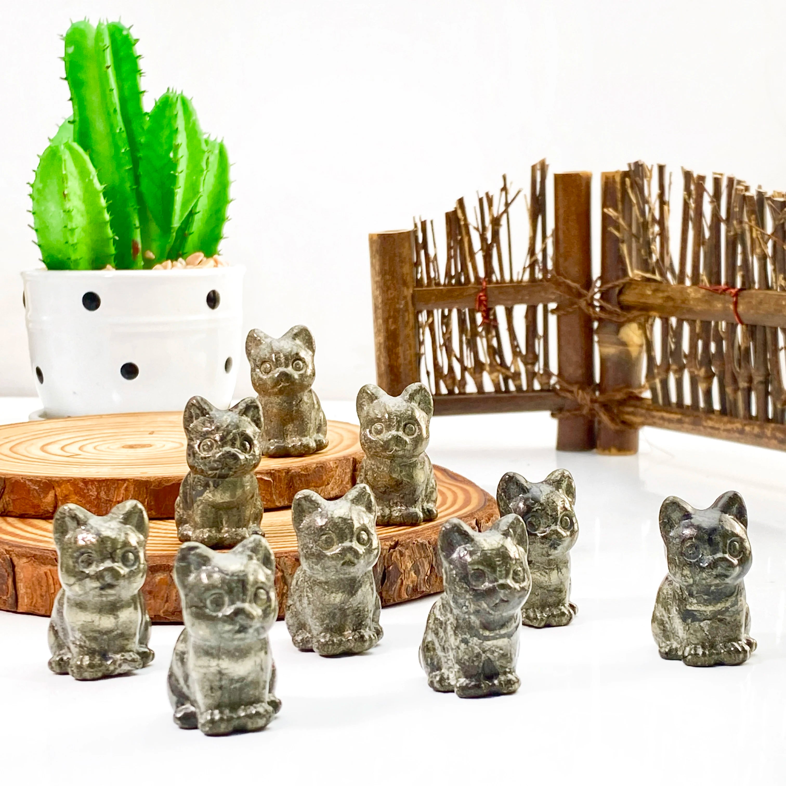 1PC High Quality Natural Copper Ore Cat,Birthday Gift,Men Gift,Scene Decoration,Crystal Ornaments,Table Decoration.
