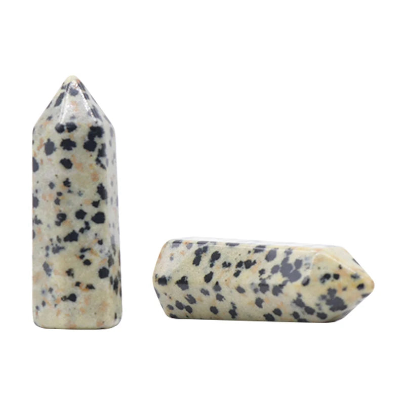 1PC Natural Quartz Point Rose Quartz Wand Healing Stone Amethyst Hexagonal Prism Energy Ore Pyramid Home Decoration