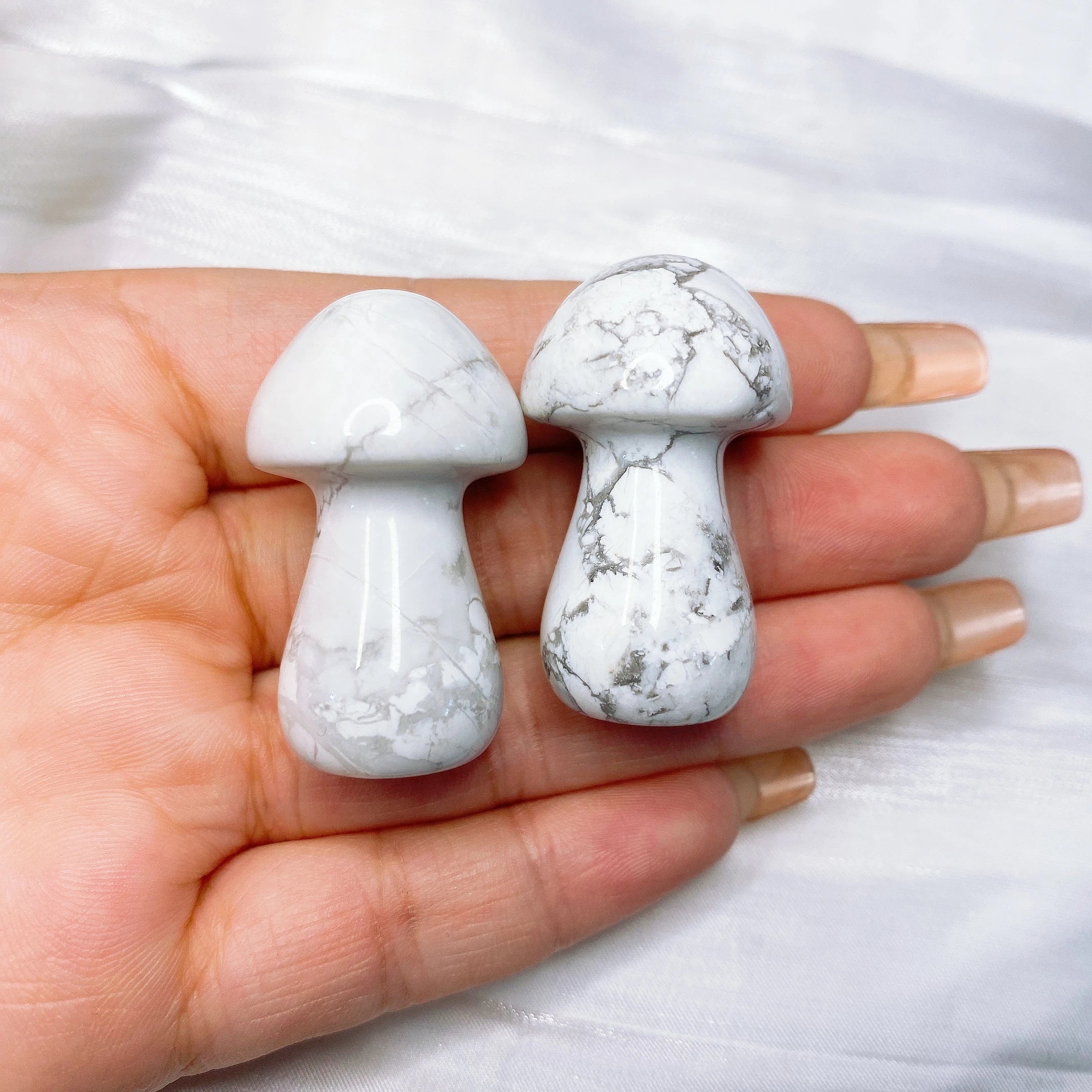 35mm Mushroom Natural Crystal Quartz Mineral Stones Amethyst Agate Clear Quartz Chakra Reiki Healing Home Graden Decoration Gift
