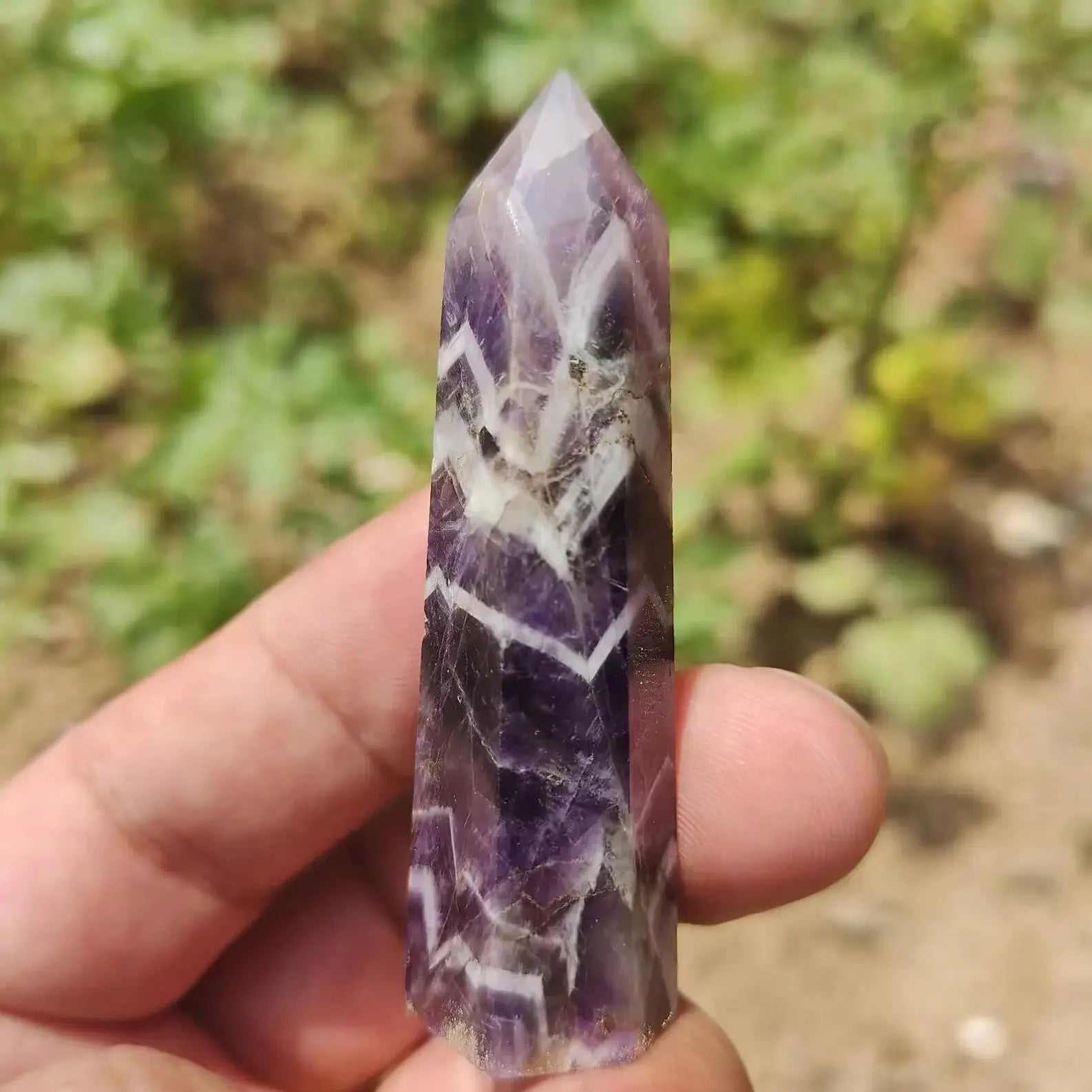 Natural Dream Amethyst Quartz Tower Wand High Quality Healing Crystal Crystal Points For FengShui Decoration Crystal Ener Tower