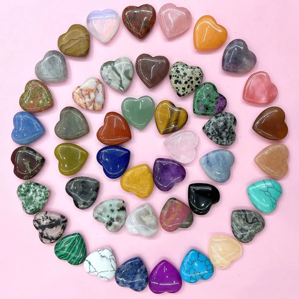 Natural Rose Quartz Crystal Love Heart Home Decoration Chakra Healing Reiki Gemstone Agate Mineral Specimen Pecimen Gift