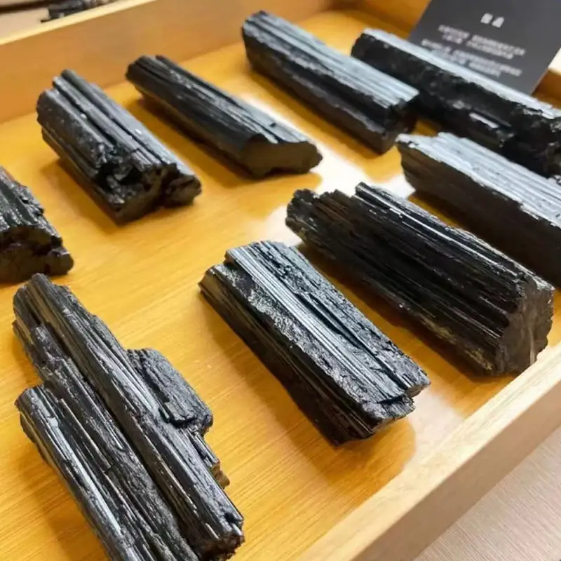 Natural Black Tourmaline Rough Stone1lb natural mineral stones spirituality products decor room gift