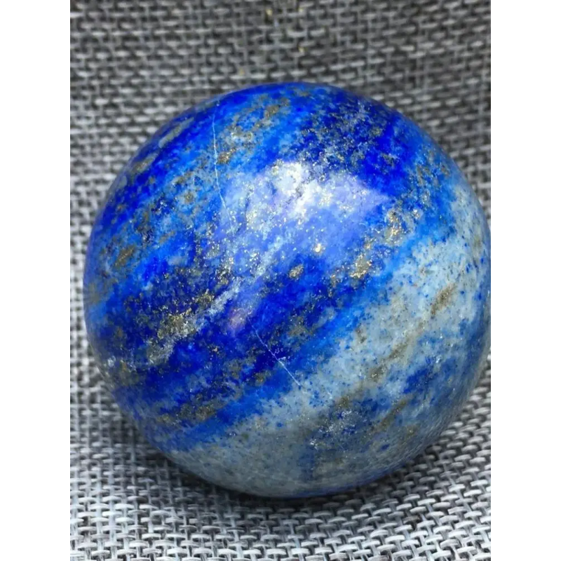 Natural Quartz Glauconite Crystal Ball — Polished Sphere, 45mm Healing Stone
