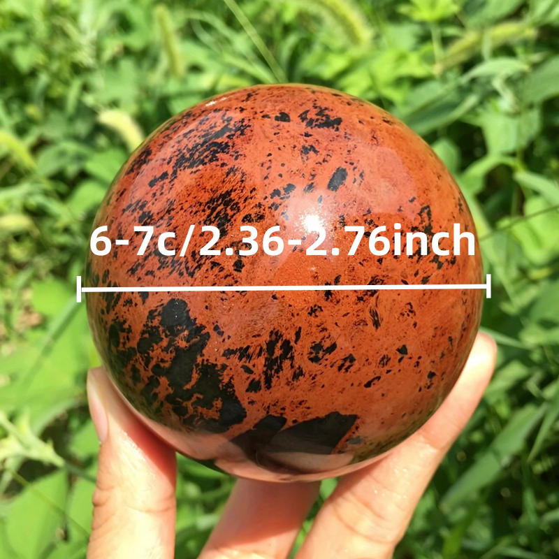 Red Obsidian Sphere,Polished Ornamental Crystal Display Piece,family theme, gorgeous style, decorative stones, crystal gifts