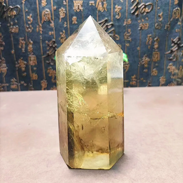 Natural Quartz Crystal Magic Wand — Large 504g Healing Point, Home Decor