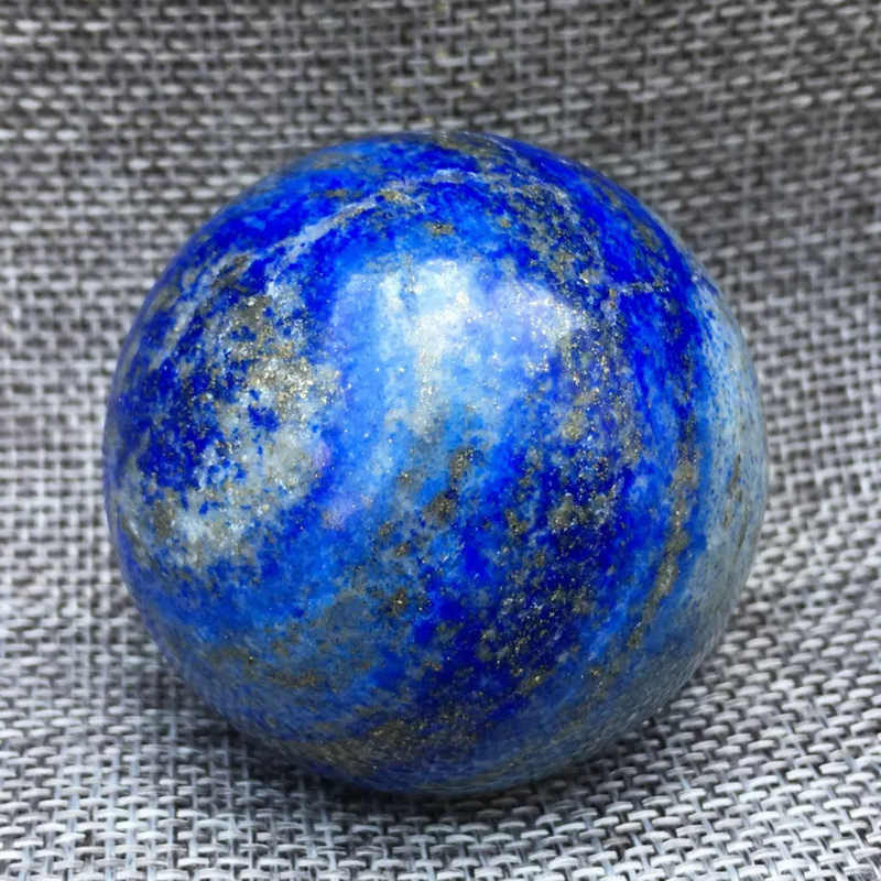 Natural Quartz Glauconite Crystal Ball — Polished Sphere, 45mm Healing Stone
