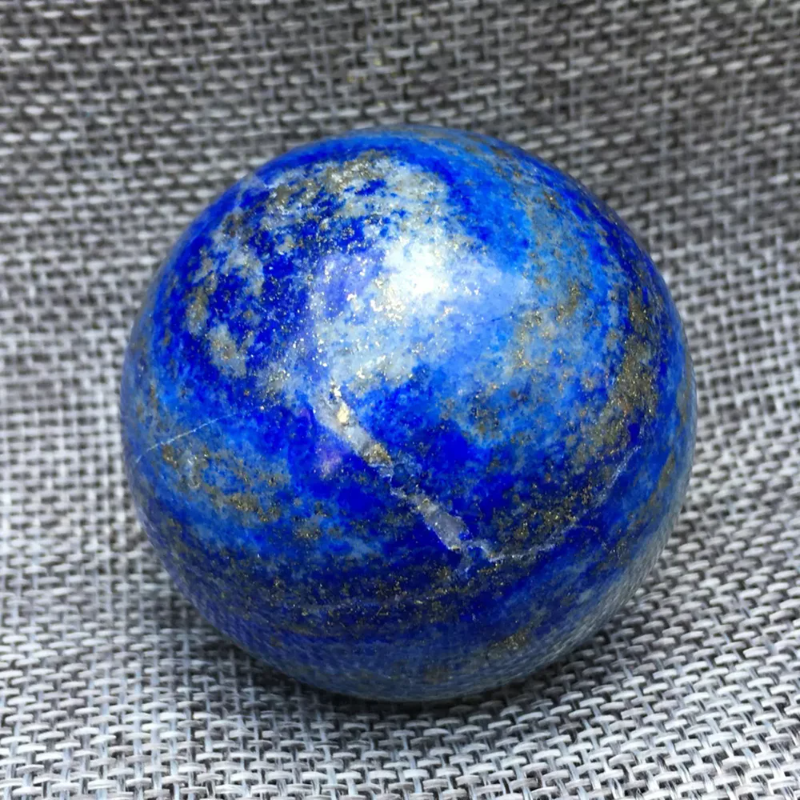 Natural Quartz Glauconite Crystal Ball — Polished Sphere, 45mm Healing Stone