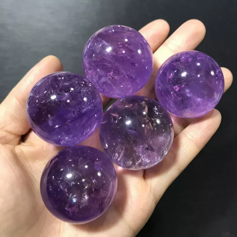 Natural Amethyst Crystal Decorative Piece — Freeform Specimen with Display Base