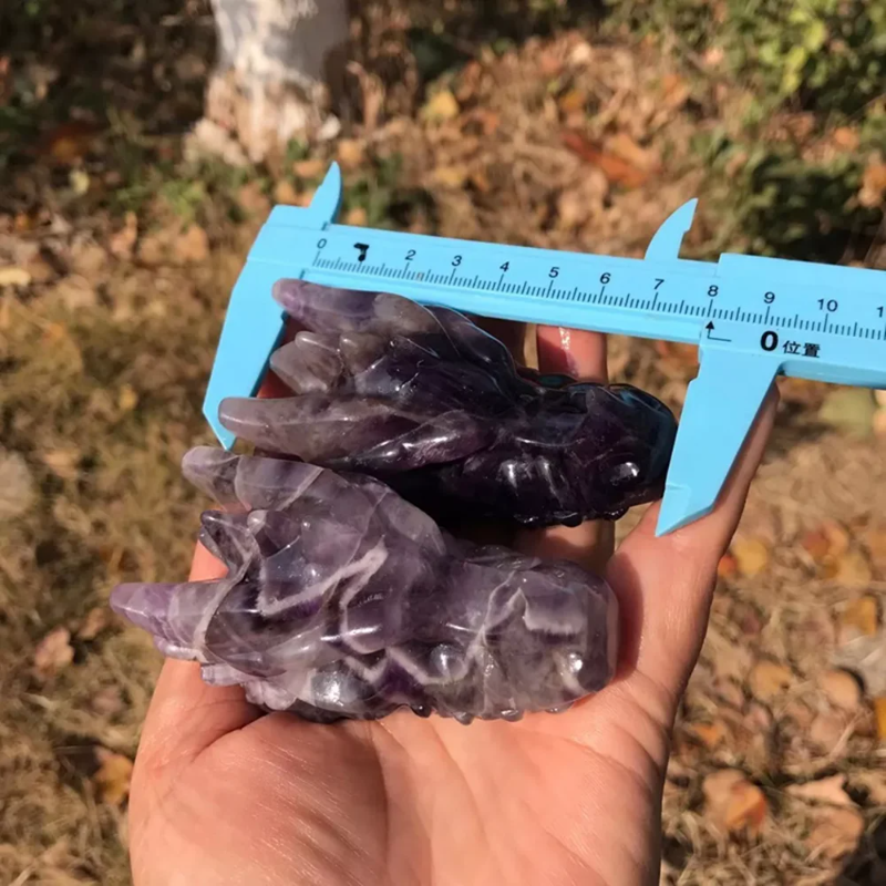 Natural Purple Amethyst Faucet Quartz Crystal — Reiki Healing Specimen, 1 Piece
