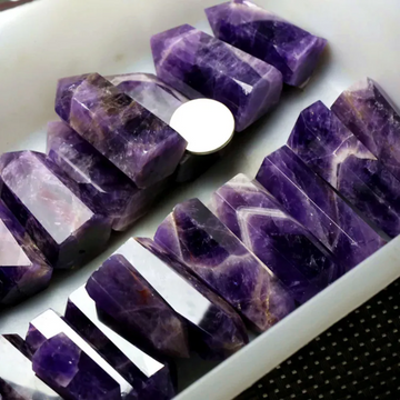 The ultimate natural energy quartz lightning fantasy amethyst making wand reiki home decoration square tablet tower and healing