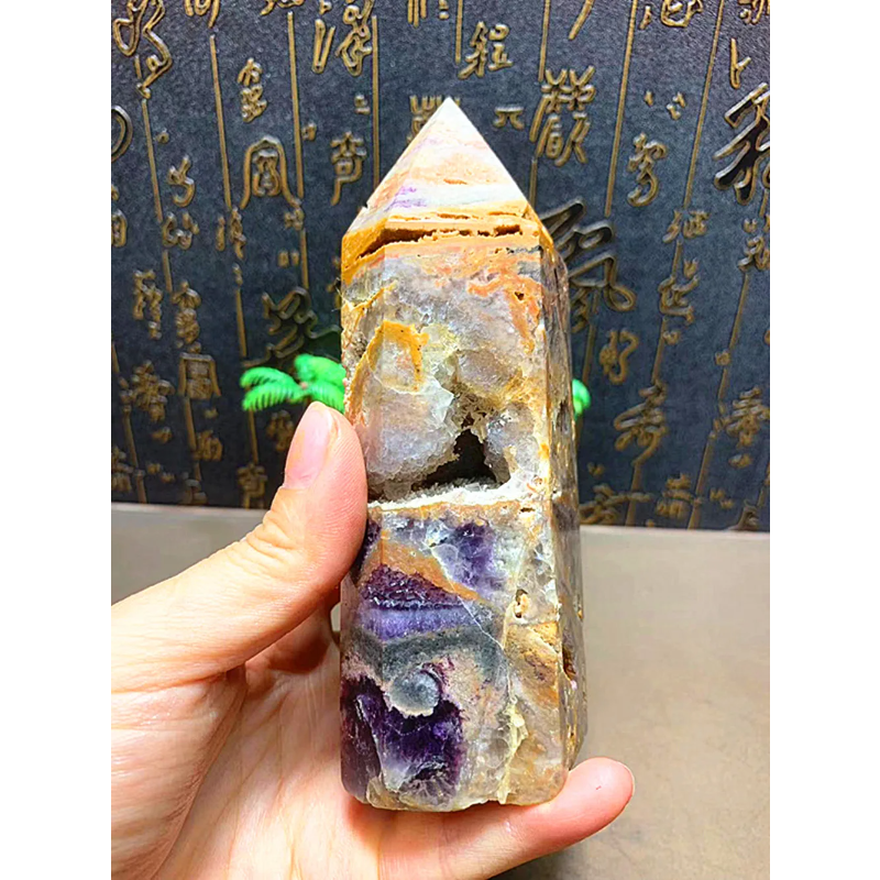 Natural Quartz Crystal Magic Wand, Home Decoration Accessories, 510g