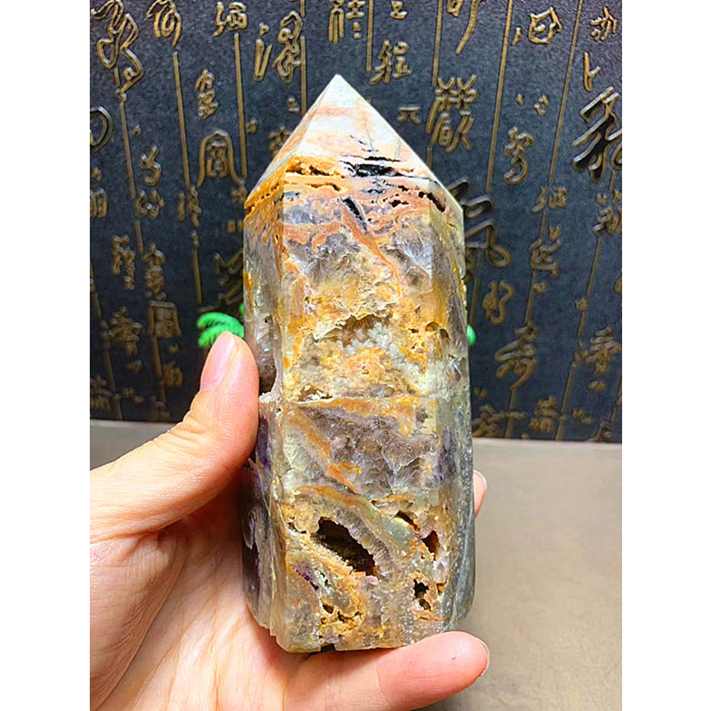 Natural Quartz Crystal Magic Wand, Home Decoration Accessories, 510g